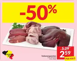 Intermarché Varkensorgaanvlees aanbieding