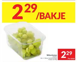 Intermarché Witte druiven Seedless aanbieding