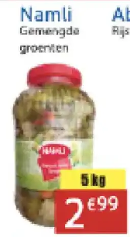 Tanger Markt Namli Gemengde Groenten aanbieding