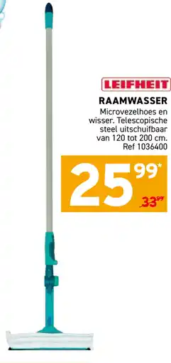 Trafic Leifheit raamwasser aanbieding