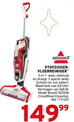 Trafic Bissel stofzuiger vloerreiniger aanbieding