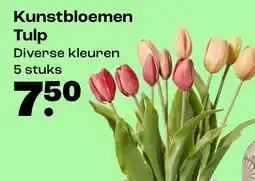 Kwantum Kunstbloemen Tulp aanbieding