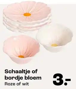 Kwantum Schaaltje of bordje bloem aanbieding