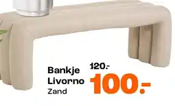 Kwantum Bankje Livorno Zand aanbieding