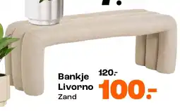 Kwantum Bankje Livorno Zand aanbieding