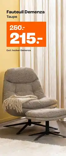 Kwantum Fauteuil Demenza Taupe aanbieding