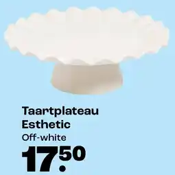 Kwantum Taartplateau Esthetic Off-white aanbieding