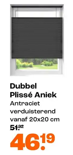 Kwantum Dubbel Plissé Aniek aanbieding