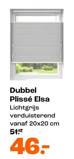 Kwantum Dubbel Plissé Elsa aanbieding