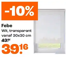 Kwantum Febe rolgordijnen aanbieding