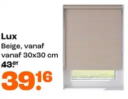 Kwantum Lux rolgordijnen aanbieding