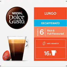 Albert Heijn Nescafé Dolce Gusto Lungo decaffeinato capsules aanbieding