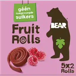 Albert Heijn Bear Fruit rolls framboos aanbieding
