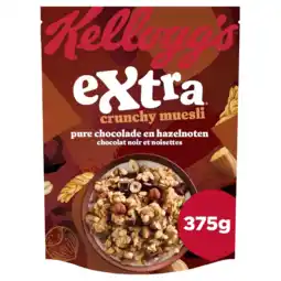 Albert Heijn Kellogg's Extra pure chocolade en hazelnoten bel aanbieding