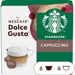 Albert Heijn Starbucks Dolce gusto compatible cappuccino aanbieding