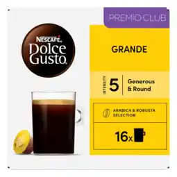 Albert Heijn Nescafé Dolce Gusto Grande capsules aanbieding