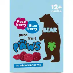 Albert Heijn Bear Fruit mini's blauwe bes framboos aanbieding