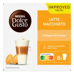 Albert Heijn Nescafé Dolce Gusto Latte macchiato capsules aanbieding