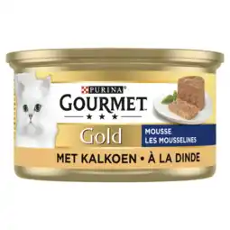 Albert Heijn Gourmet Gold mousse met kalkoen aanbieding