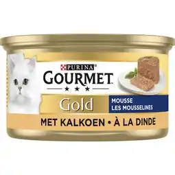 Albert Heijn Gourmet Gold mousse met kalkoen aanbieding
