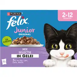 Albert Heijn Felix Junior original mix selectie in gelei aanbieding