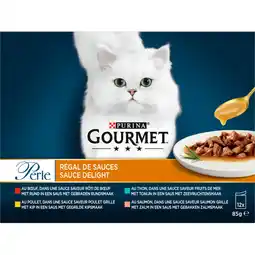 Albert Heijn Gourmet Perle sauce delight rund kip tonijn zalm aanbieding
