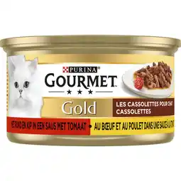 Albert Heijn Gourmet Gold cassolettes met rund & kip aanbieding