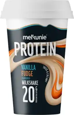 Albert Heijn Melkunie Protein milkshake vanille fudge aanbieding