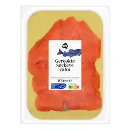 Albert Heijn AH Gerookte sockeye zalm aanbieding