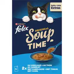 Albert Heijn Felix Soup original met kabeljauw tonijn schol aanbieding