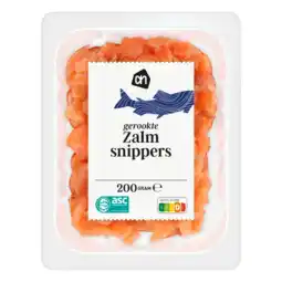 Albert Heijn AH Gerookte zalmsnippers aanbieding