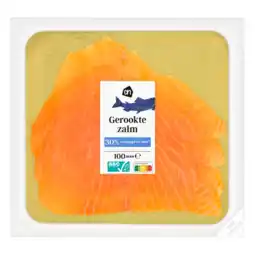 Albert Heijn AH Gerookte zalm 30% verlaagd in zout aanbieding