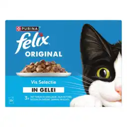 Albert Heijn Felix Original vis selectie in gelei aanbieding