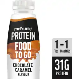 Albert Heijn Melkunie Protein food to go chocolate caramel aanbieding