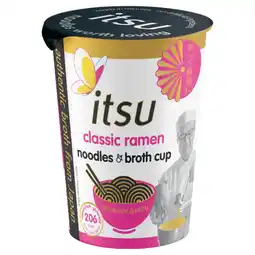 Albert Heijn Itsu Classic ramen noodles & broth cup aanbieding