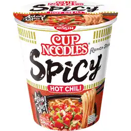 Albert Heijn Nissin Cup noodles hot chili spicy aanbieding