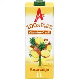 Albert Heijn Appelsientje Ananasje 100% puur sap aanbieding