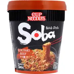 Albert Heijn Nissin Soba cup noodles sukiyaki beef aanbieding