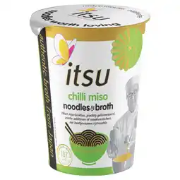 Albert Heijn Itsu Chili miso noodles & broth cup aanbieding