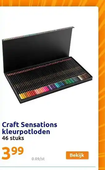 Action Craft Sensationa Kleurpotloden aanbieding