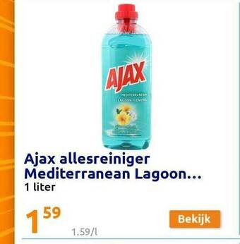 Action Ajax Allesreiniger Mediterranean Lagoon aanbieding