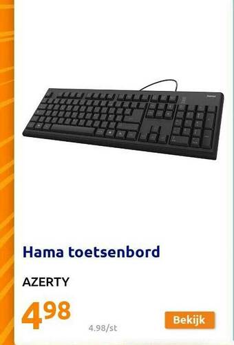 Action Hama Toetsenbord aanbieding
