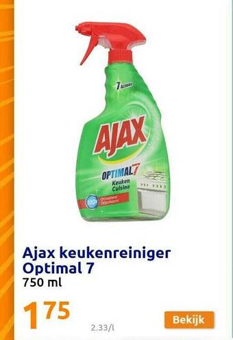 Action Ajax Keukenreiniger Optimal 7 aanbieding