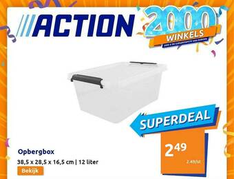 Action Opbergbox aanbieding