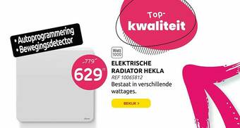 Brico Elektrische Radiator Hekla aanbieding