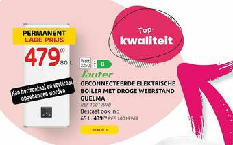 Geconnecteerde Elektrische Boiler Met Droge Weerstand Guelma