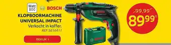 Brico Klopboormachine Universal Impact aanbieding
