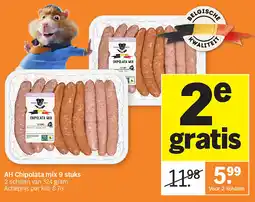 Albert Heijn AH Chipolata mix 9 stuks aanbieding