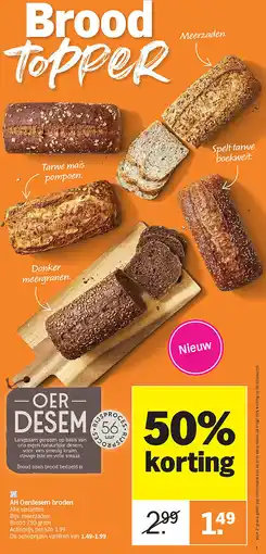 Albert Heijn AH Oerdesem broden aanbieding