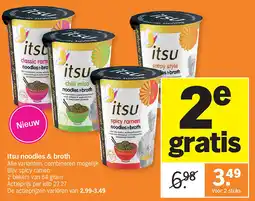 Albert Heijn Itsu noodles & broth aanbieding